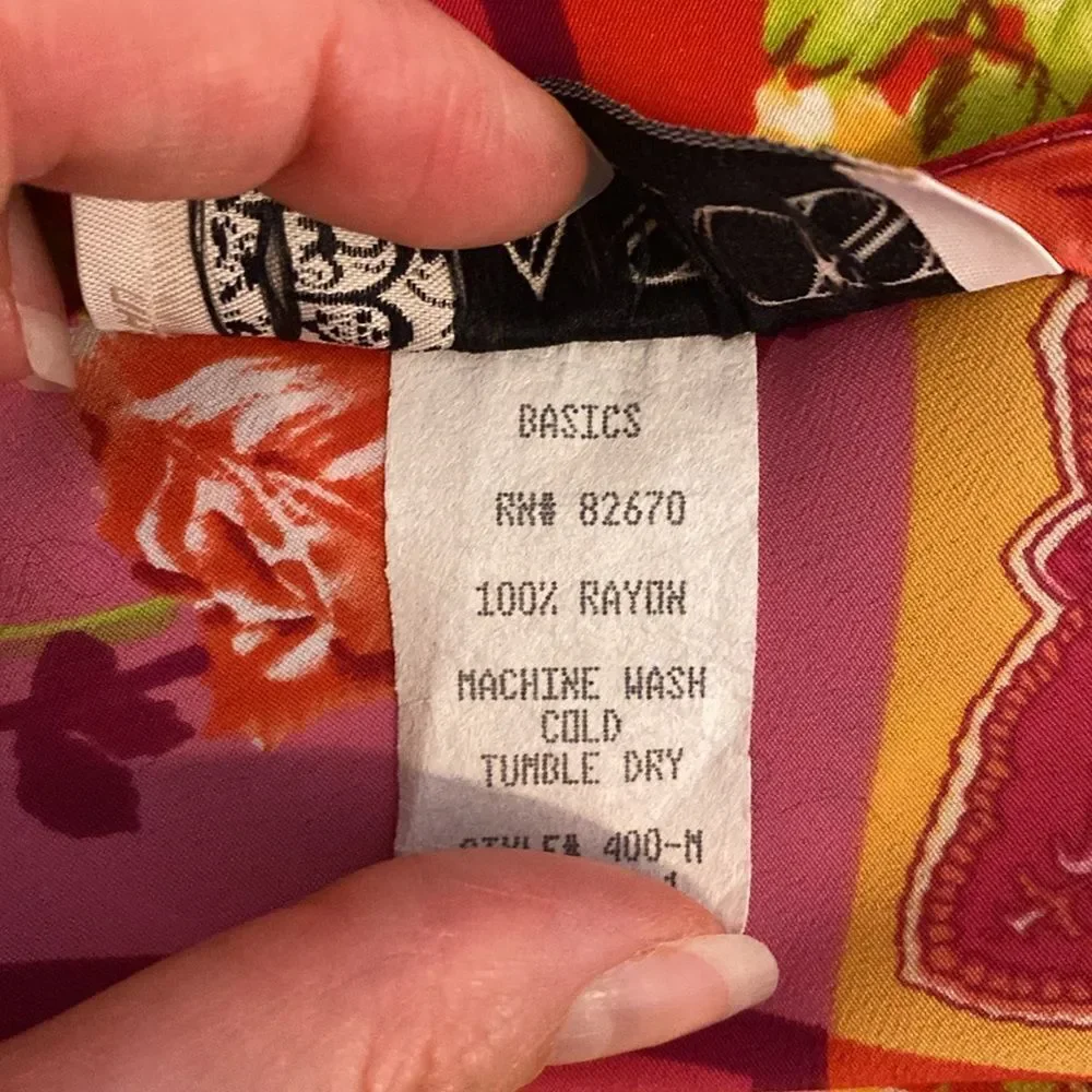 Vintage 90's Floral Patchwork Bohemian Midi Sundress Size Medium